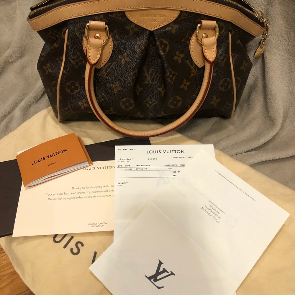 💯Authentic!!! Louis Vuitton Tivoli PM👜Like New!